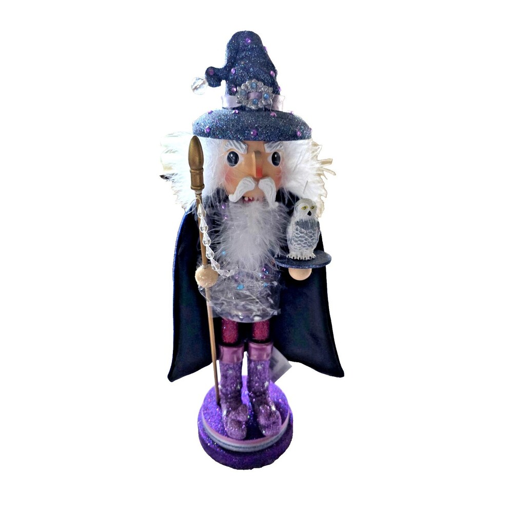 Kurt Adler 18-Inch Wooden Hollywood Wizard Nutcracker New